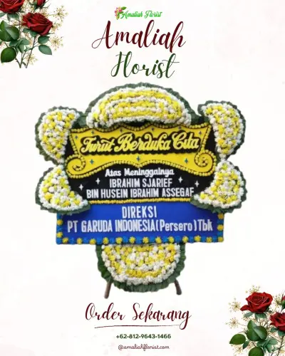 Papan Bunga Duka di 32 Ilir