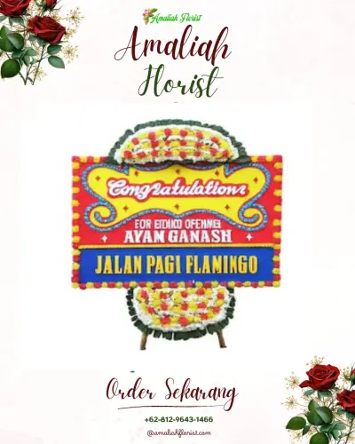 Bunga Papan Congratulation di 32 Ilir
